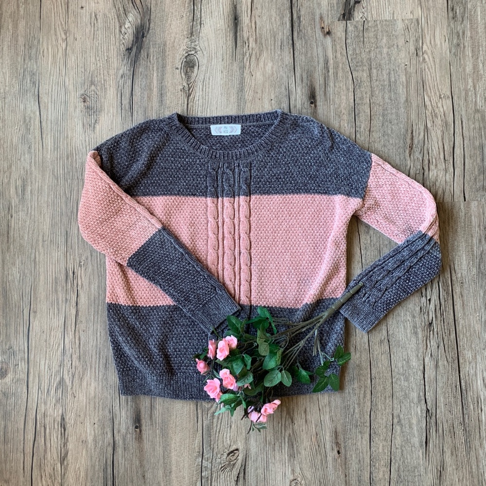 Pink Rose | Chenille Sweater